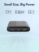 باوربانك بسعة 10000 ملي امبير 20W منفذين تايب سي و...