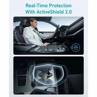 شاحن سيارة بمنفذ تايب سي و منفذ USB بقوة 52.5 W من...