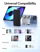 باوربانك بسعة 20000 ملي امبير 20W منفذين تايب سي و...