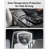 شاحن سيارة 535 بقوة 67W بمنفذين تايب سي و منفذ USB...