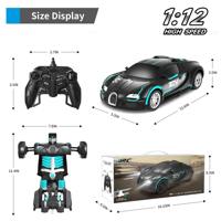 سيارة روبوت بجهاز تحكم عن بعد بمقياس 1:12 من ديلرو...
