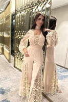 جمبسوت ناعم بأكمام طويلة موردة