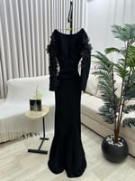 فستان مورد للعيد