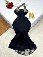 فستان اسود دانتيل