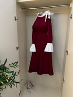 فستان برغندي