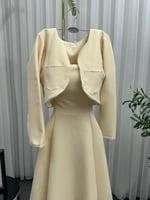 فستان العيد بلونين