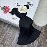 فستان اسود مورد