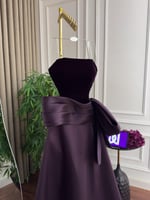 فستان سهره اوف شولدر لون ليلكي