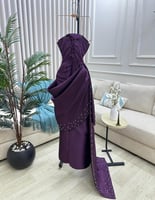 فستان سهره ملكي بتطريز فاخر