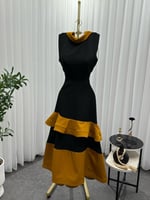 فستان كريب باربي رااقي