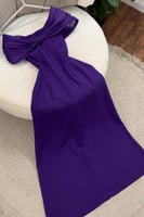 فستان ناعم اوف شولدر لون ليلك