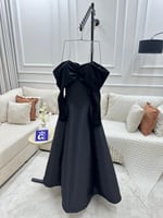 فستان اوف شولدر لون اسود