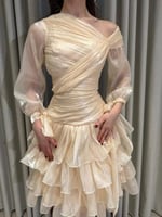 فستان سهرة انيق الون بيج