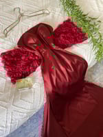 فستان سهره احمر