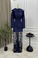 فستان سهره كحلي