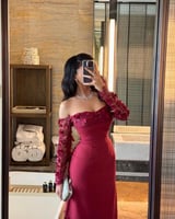 فستان فوشي سهره