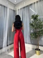 جمبسوت بلون احمر وازرق