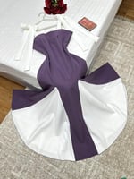 فستان كلوش علاق ربطه