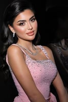 فستان سهره كت لون خربزي فاتح