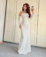 فستان ناعم بثلاث الوان