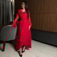 فستان باربي شيفون رااقي