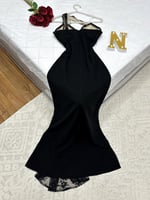 فستان اسود دانتيل