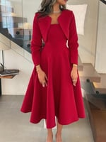 فستان العيد بلونين