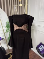 فستان سهره مخمل كوري