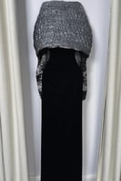 فستان سهرة أوف شولدر لون اسود