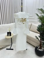 فستان باربي ابيض للعيد