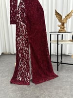 فستان سهرة دانتيل