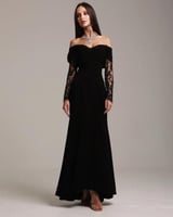 فستان اسود دانتيل