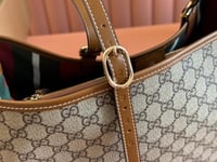 GG Emblem large tote bag