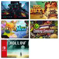 Nintendo Switch Digital (5in1) Dog Duty，Cooking Si...