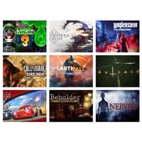 Nintendo Switch (9in1) Wolfenstein,Outlast 2,Luigi...