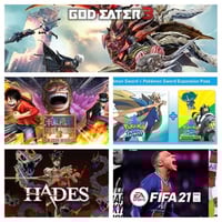Nintendo Switch Digital (5in1) Fifa21，God Eater3，O...