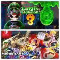 Nintendo Switch Digital (2in1) Luigi's Mansion 3，M...