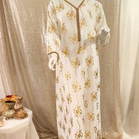 جلابيه كريب مطبوع