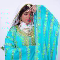 لبس حجازي نيلي