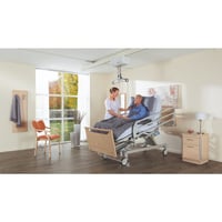 سرير طبي مع مرتبة أمبيرا - 6 حركات / هيل روم