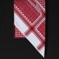 شماغ Velvetفلفت احمر دم الغزال ZV2 بصمة بيضاء اخر...