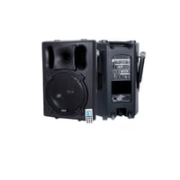 مكبر صوت 12 إنش بقوة 180 وات مع 2 ميكروفون لاسلكي...