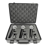 ميكروفون ديناميكي احترافي 3 مايك بصندوق واحد ماركة...