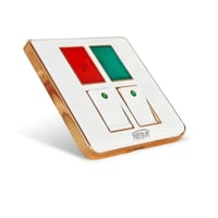 مفتاح طفاية احمر اخضر مزدوج مع إضاءة كهربائي عالي...