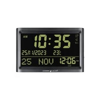 ساعة الحرمين HA-7022 — مكتبية وجدارية بإصدار حديث...