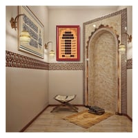 ساعة جدارية للمساجد والصالات HA-5152 — بلغتين مع ر...