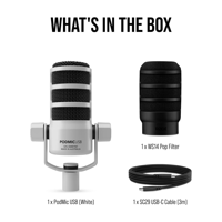 ميكروفون RØDE PodMic USB — حل بث متكامل صوتي احترا...