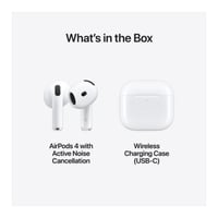 ابل ايربودز 4 سماعات أذن بلوتوث باللون الابيض مودي...