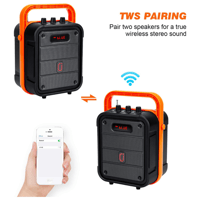 ماكينة الكاريوكي JYX للأطفال مع ميكروفونين، مكبر ص...