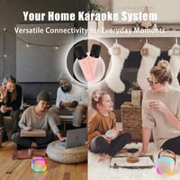 مايك مع سماعة كاريوكي BokSung Mini للأطفال والكبار...